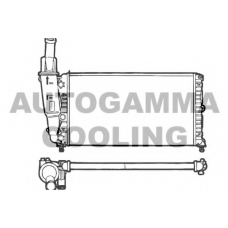 100292 AUTOGAMMA Радиатор, охлаждение двигателя