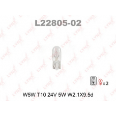 L22805-02 LYNX Р›р°рјрїр° рѕр°рєр°р»рёрір°рѕрёсџ рі р±р»рёсѓс‚рµсђрµ 2с€с‚. w5w t10 24v 5w w2.1x9.5d