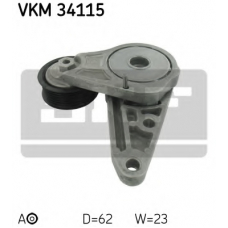 VKM 34115 SKF Натяжной ролик, поликлиновой  ремень