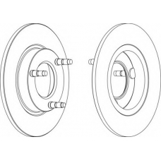 DDF097 FERODO Тормозной диск