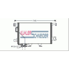 0320191 KUHLER SCHNEIDER Конденсатор, кондиционер