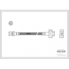 19032699 CORTECO Тормозной шланг