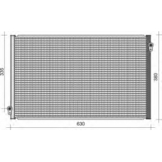 350203490000 MAGNETI MARELLI Конденсатор, кондиционер