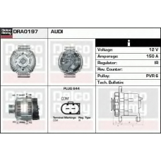 DRA0197 DELCO REMY Генератор