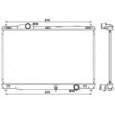 53039 NRF Радиатор, охлаждение двигателя