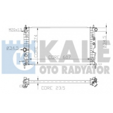 134100 KALE OTO RADYATOR Радиатор, охлаждение двигателя