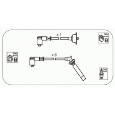 JP106 JANMOR Комплект проводов зажигания