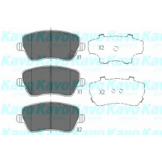 KBP-8522 KAVO PARTS Комплект тормозных колодок, дисковый тормоз