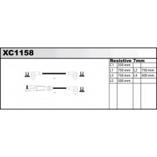 XC1158 QUINTON HAZELL Ккомплект проводов зажигания