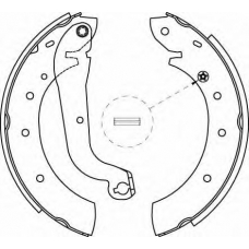 GS8622 TRW Комплект тормозных колодок