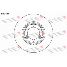 BS7451 FTE Тормозной диск