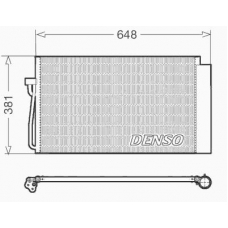 DCN05017 DENSO Конденсатор, кондиционер