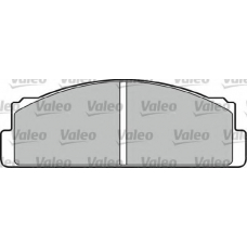 540323 VALEO Комплект тормозных колодок, дисковый тормоз