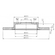 BSF3511 QUINTON HAZELL Тормозной диск