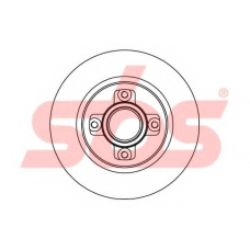 1815201951 S.b.s. Тормозной диск