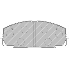 FVR1884 FERODO Комплект тормозных колодок, дисковый тормоз