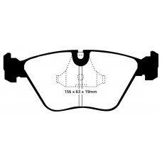 DP3689C EBC Brakes Колодки тормозные