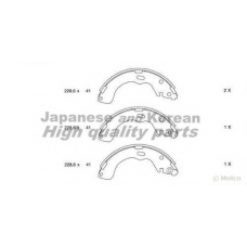 1050-0403 ASHUKI Комплект тормозных колодок