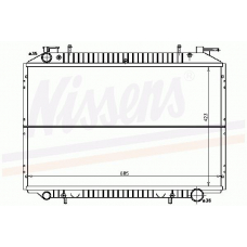 62982 NISSENS Охладитель, охлаждение двигателя