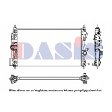 150105N AKS DASIS Радиатор, охлаждение двигателя