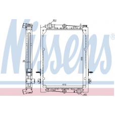 61440A NISSENS Радиатор, охлаждение двигателя