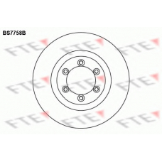 BS7758B FTE Тормозной диск
