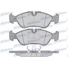 AC058304D AC Delco Комплект тормозных колодок, дисковый тормоз