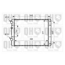 QER2540 QUINTON HAZELL Радиатор, охлаждение двигателя