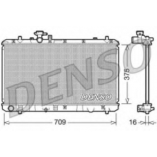 DRM47023 DENSO Радиатор, охлаждение двигателя