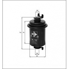 KL 519 MAHLE Топливный фильтр