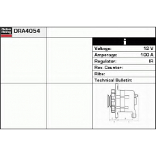 DRA4054 DELCO REMY Генератор