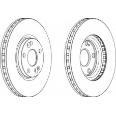 DDF1143-1 FERODO Тормозной диск