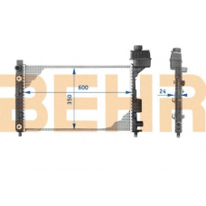 2109035 BEHR Radiator