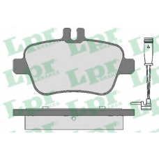 05P1782A LPR Комплект тормозных колодок, дисковый тормоз