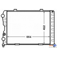 8MK 376 766-001 HELLA Радиатор, охлаждение двигателя