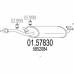 01.57830 MTS Средний глушитель выхлопных газов