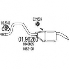 01.96260 MTS Глушитель выхлопных газов конечный