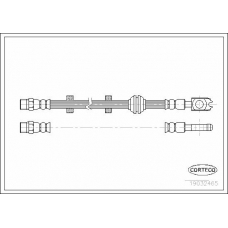 19032465 CORTECO Тормозной шланг