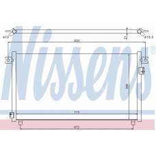 94878 NISSENS Конденсатор, кондиционер