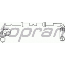 501 236 TOPRAN Датчик, частота вращения колеса