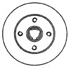 561460BC BENDIX Тормозной диск
