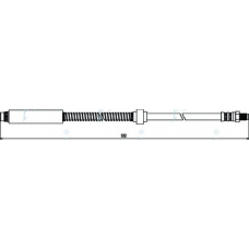 HOS3039 APEC Тормозной шланг