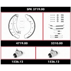 SPK 3719.00 REMSA Комплект тормозов, барабанный тормозной механизм