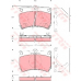 GDB3252 TRW Комплект тормозных колодок, дисковый тормоз