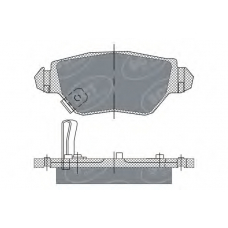 SP 242 PR SCT Комплект тормозных колодок, дисковый тормоз