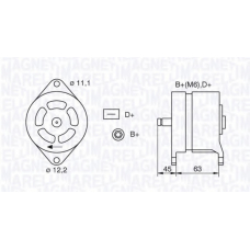 063304087010 MAGNETI MARELLI Генератор