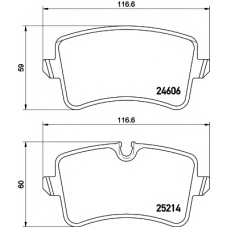 8DB 355 016-061 HELLA PAGID Комплект тормозных колодок, дисковый тормоз