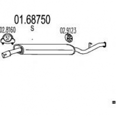 01.68750 MTS Глушитель выхлопных газов конечный
