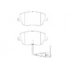 WBP23581B WAGNER LOCKHEED Комплект тормозных колодок, дисковый тормоз