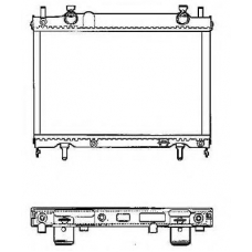 53237 NRF Радиатор, охлаждение двигателя